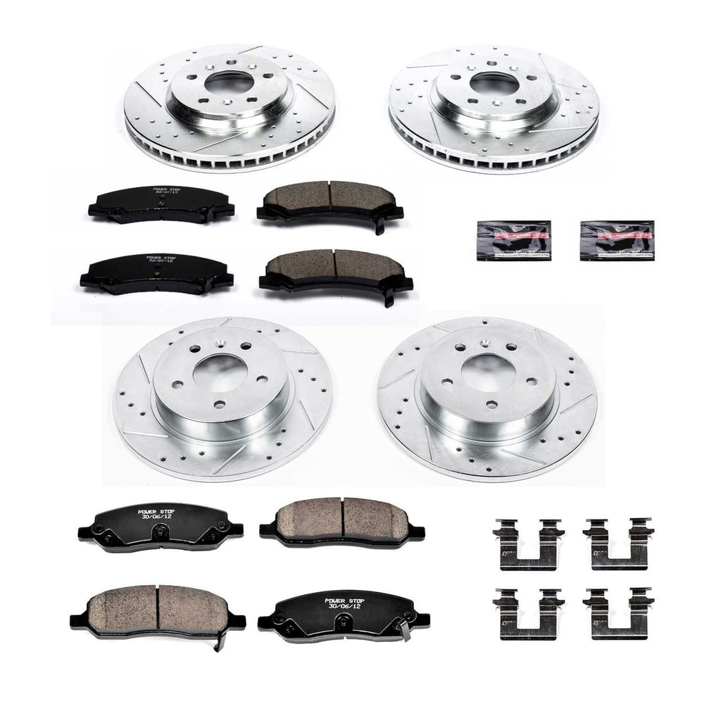 Power Stop 06-11 Buick Lucerne Front & Rear Z23 Evolution Sport Brake Kit