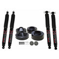 Polyurethane Spacer Leveling Kit 07-18 Wrangler JK 2 Inch Front Lift 3/4 Inch Rear Lift Incl. 2-Front 70 Shocks Skyjacker