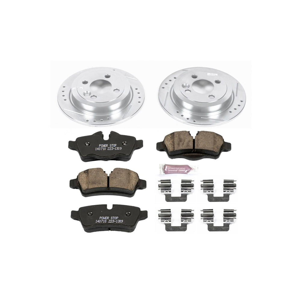 Power Stop 11-16 Mini Cooper Front & Rear Z23 Evolution Sport Brake Kit