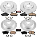 Power Stop 10-12 Acura RDX Front & Rear Z17 Evolution Geomet Coated Brake Kit