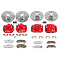 Power Stop 2001 Subaru Legacy Front & Rear Z26 Street Warrior Brake Kit w/Calipers