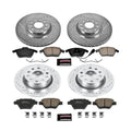 Power Stop 10-12 Audi A3 Front & Rear Z23 Evolution Sport Brake Kit