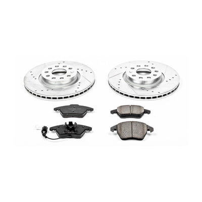 Power Stop 10-12 Audi A3 Front & Rear Z23 Evolution Sport Brake Kit