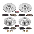 Power Stop 17-18 Hyundai Santa Fe Front & Rear Z23 Evolution Sport Brake Kit