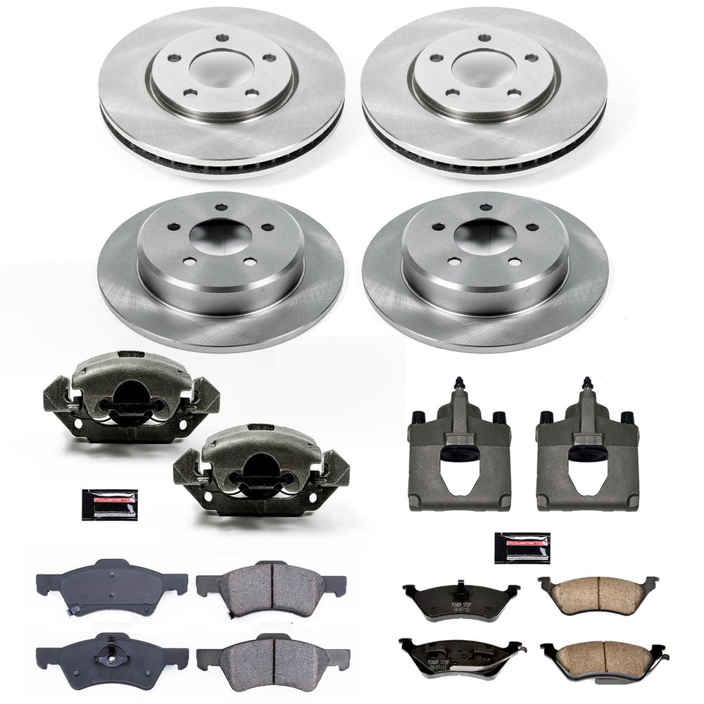 Power Stop 01-07 Chrysler Town & Country Front & Rear Autospecialty Brake Kit w/Calipers