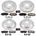 Power Stop 07-09 Hyundai Santa Fe Front & Rear Z17 Evolution Geomet Coated Brake Kit