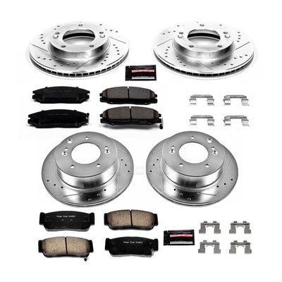 Power Stop 03-06 Kia Sorento Front & Rear Z23 Evolution Sport Brake Kit