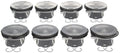 Mahle OE Chrysler 6.4L STD Piston With Rings Set (Set of 8)