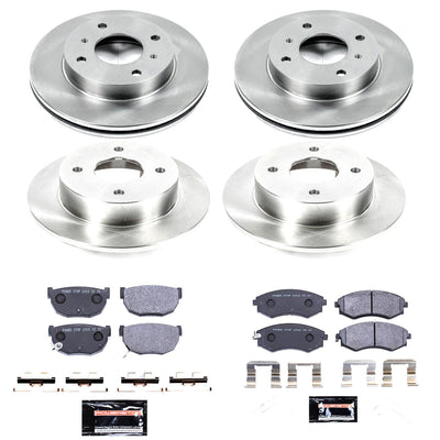 Power Stop 89-94 Nissan 240SX Front & Rear Track Day SPEC Brake Kit