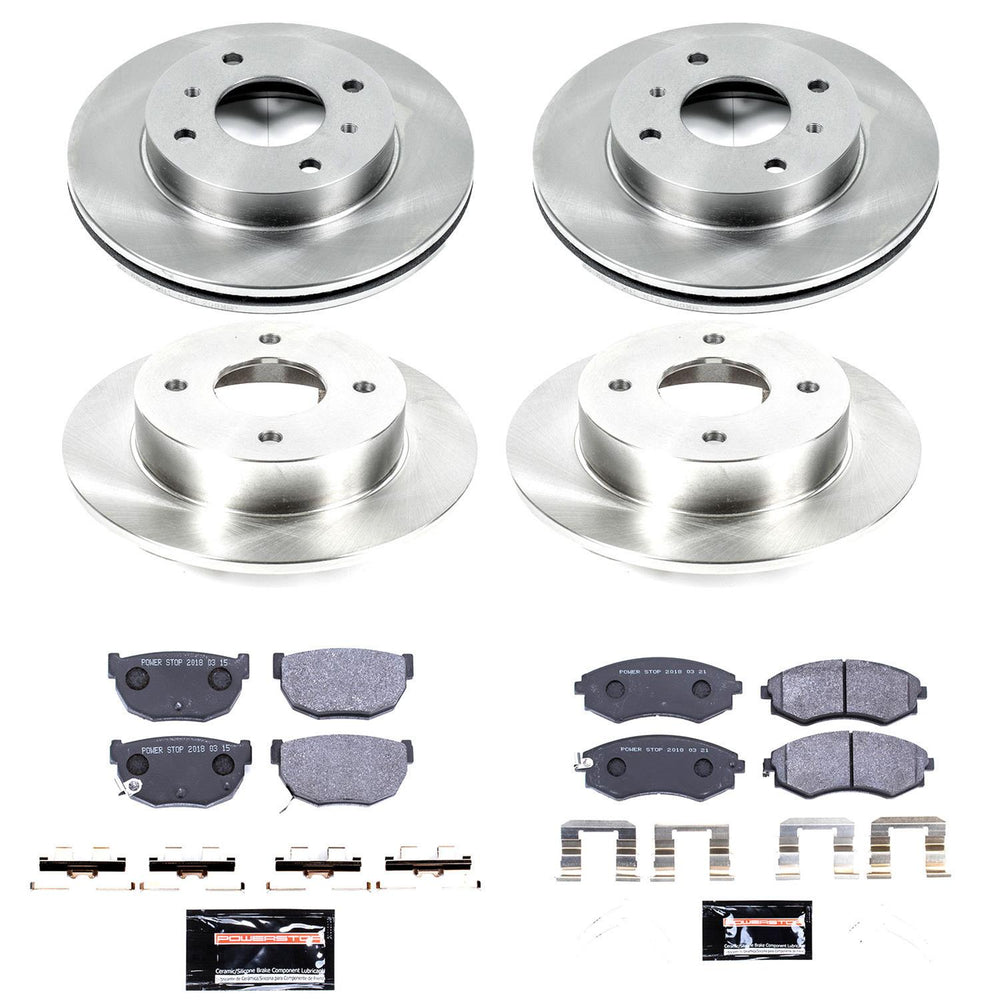 Power Stop 89-94 Nissan 240SX Front & Rear Track Day SPEC Brake Kit