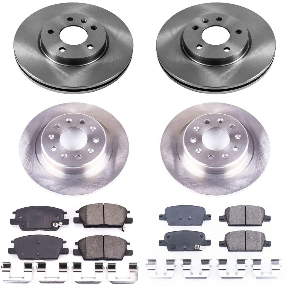 Power Stop 16-18 Chevrolet Malibu Front & Rear Autospecialty Brake Kit