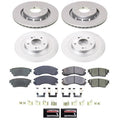 Power Stop 18-20 Mitsubishi Outlander PHEV Front and Rear Z17 Coated Brake Kit