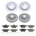 Power Stop 21-24 Ford Bronco Sport Front and Rear Z17 Coated Brake Kit