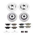 Power Stop 17-20 Lincoln Continental Front and Rear Z17 Coated Brake Kit
