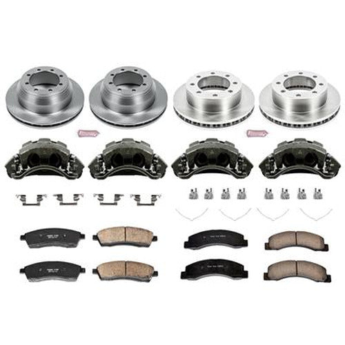 Power Stop 1999 Ford F-350 Super Duty Front & Rear Autospecialty Brake Kit w/Calipers