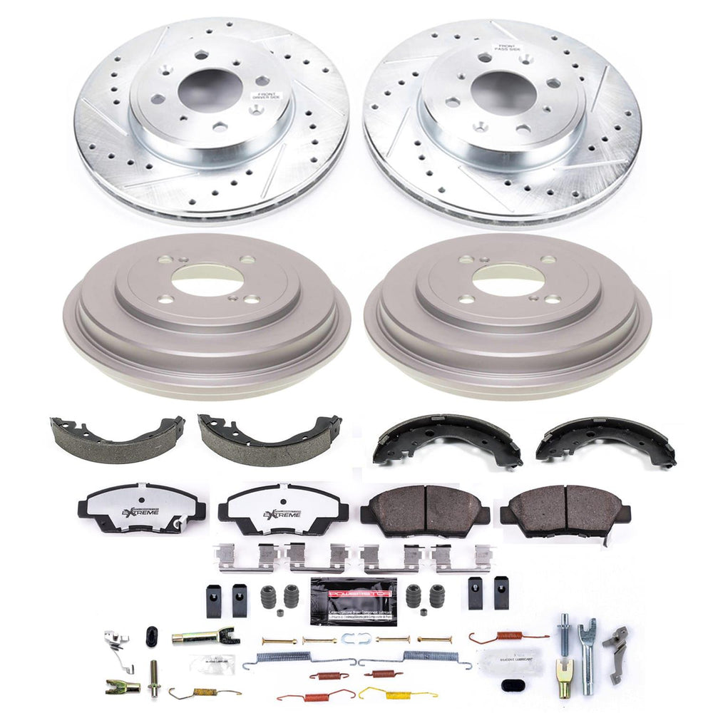 Power Stop 15-20 Honda Fit Front and Rear Z26 Street Brake Kit
