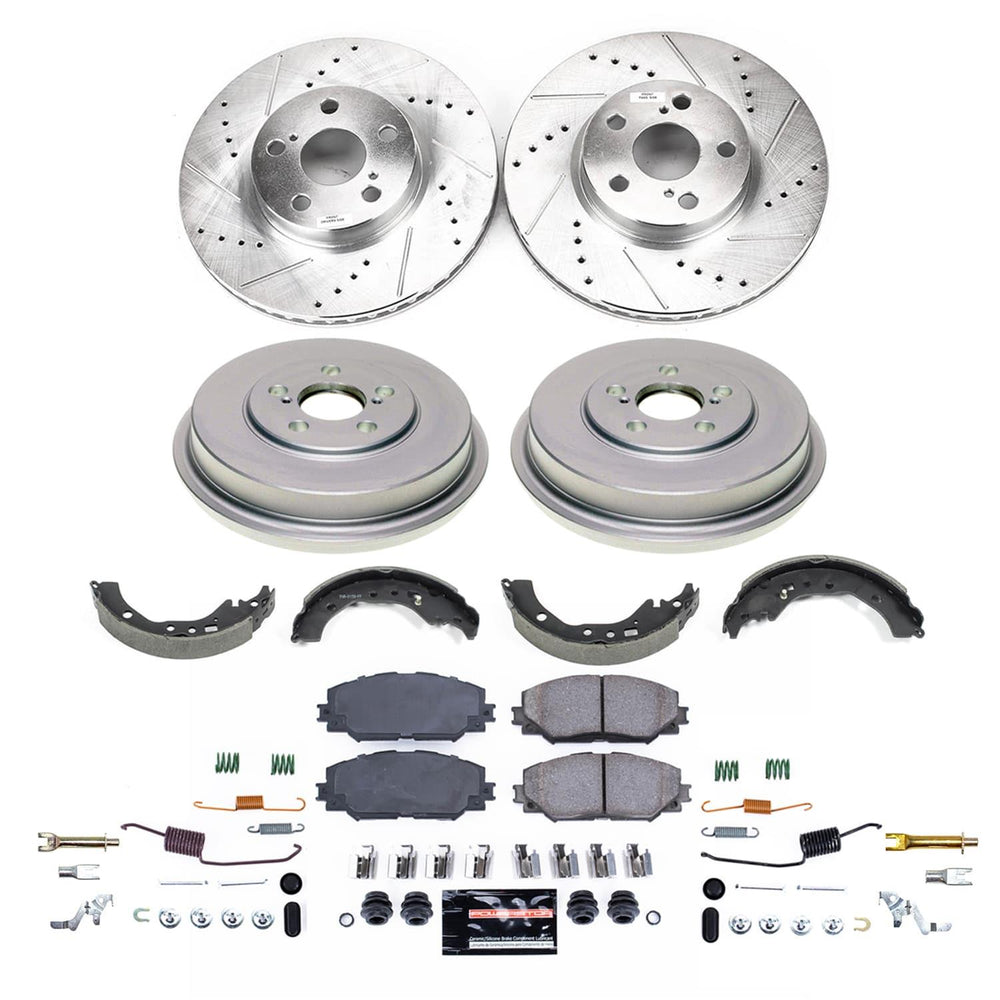 Power Stop 08-14 Scion xD Front and Rear Z23 Evolution Brake Kit