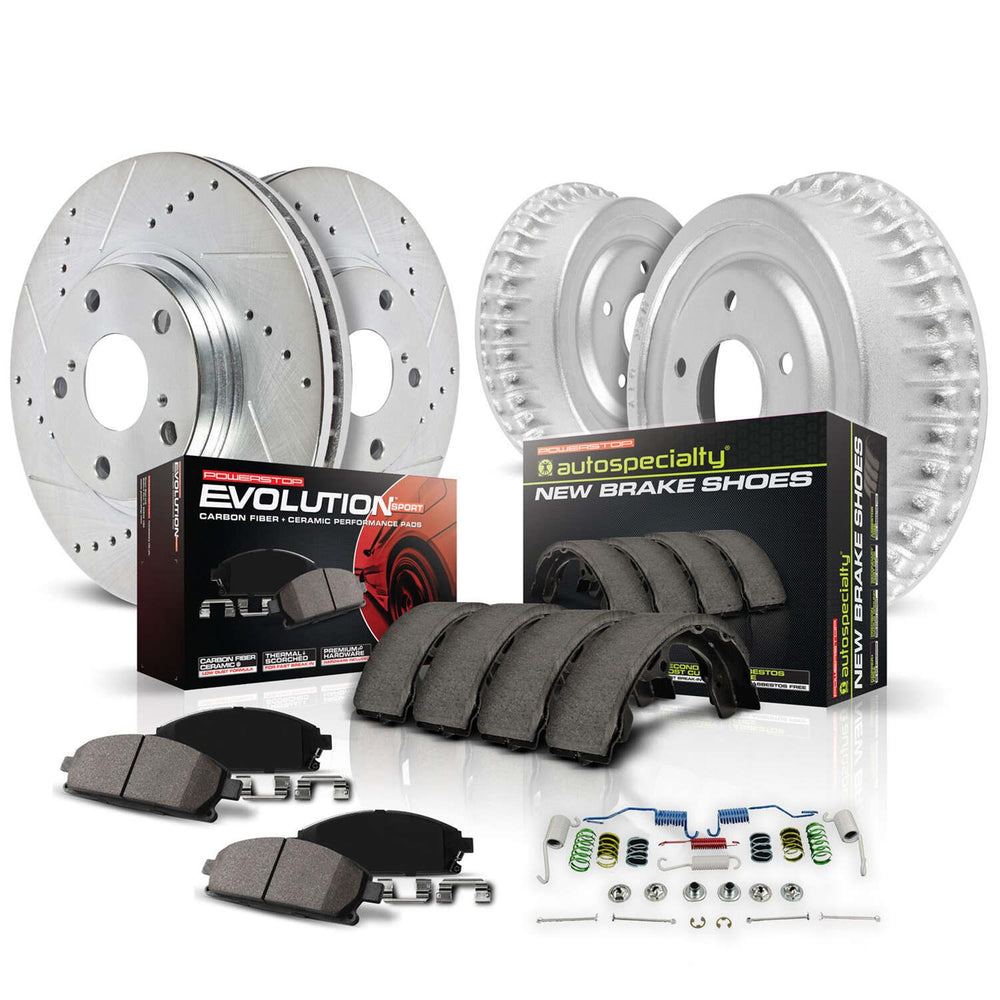 Power Stop 15-22 Ram ProMaster City Front and Rear Z23 Evolution Brake Kit