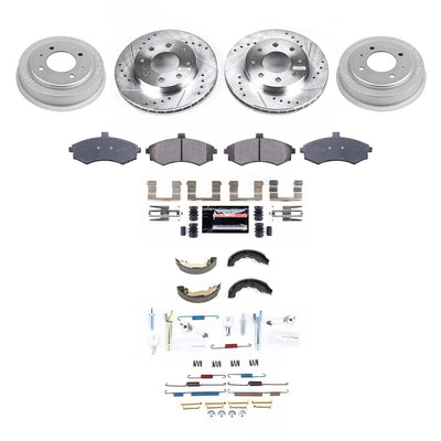 Power Stop 2002 Hyundai Elantra Front and Rear Z23 Evolution Brake Kit