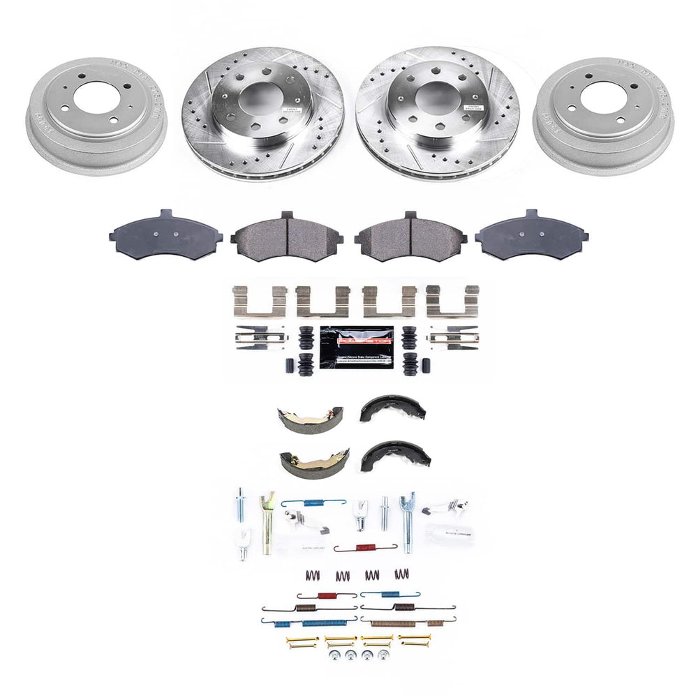 Power Stop 2002 Hyundai Elantra Front and Rear Z23 Evolution Brake Kit