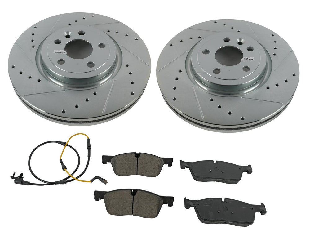 Power Stop 17-20 Jaguar F-Pace Front and Rear Z23 Evolution Brake Kit