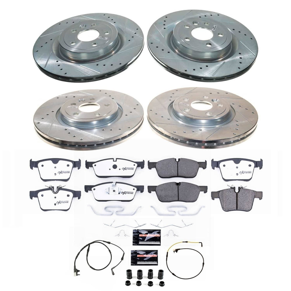 Power Stop 17-20 Jaguar F-Pace Front and Rear Z36 Truck & Tow Brake Kit