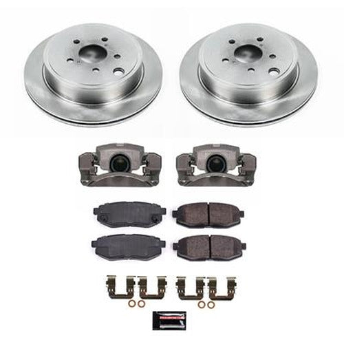 Power Stop 10-14 Subaru Outback Rear Autospecialty Kit w/Cals