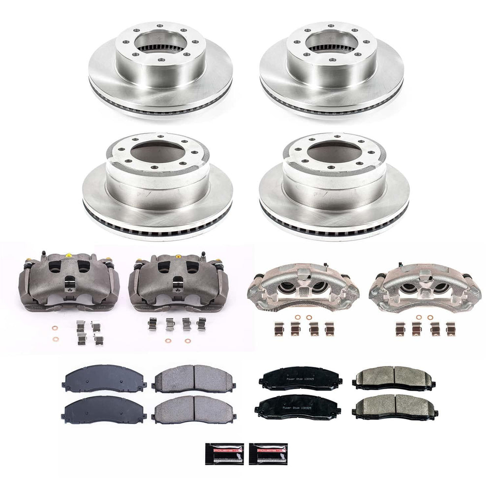 Power Stop 13-22 Ford F-350 Super Duty Front and Rear Autospecialty Kit w/Calipers