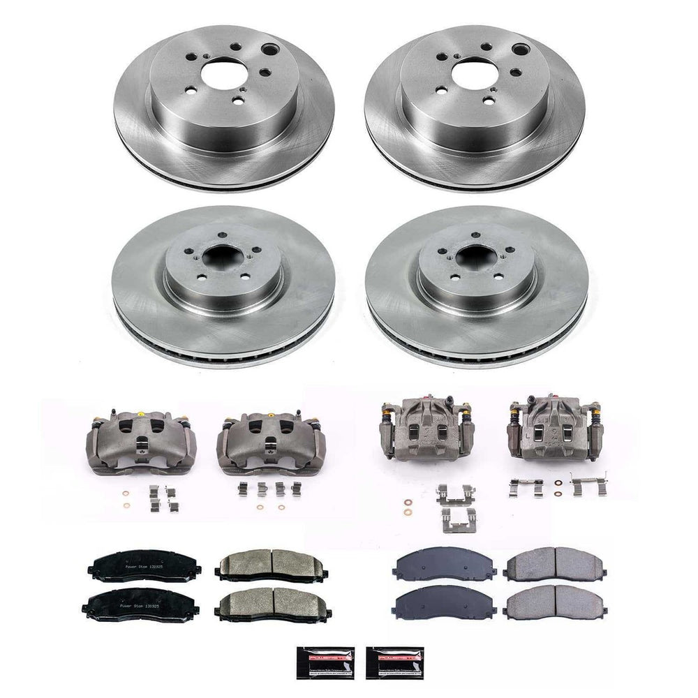 Power Stop 14-18 Subaru Forester Front and Rear Autospecialty Kit w/Cals