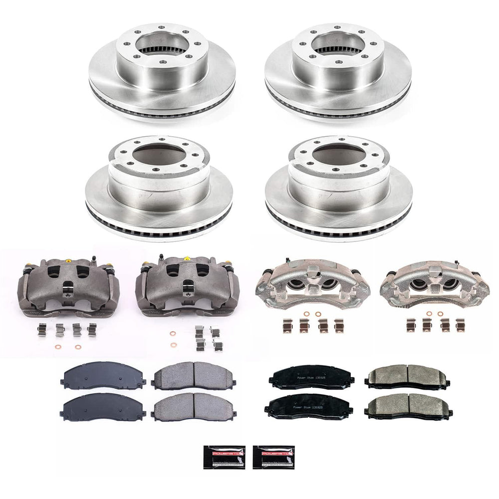 Power Stop 16-18 Hyundai Sonata Front and Rear Autospecialty Kit w/Cals