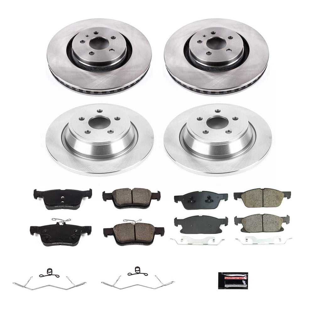 Power Stop 17-20 Lincoln Continental Front and Rear Autospecialty Brake Kit