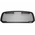 Putco 07-18 Jeep Wrangler Anodized Alum Lighted Boss Grille w/ 20in Luminix Light Bar (Cut to Fit)