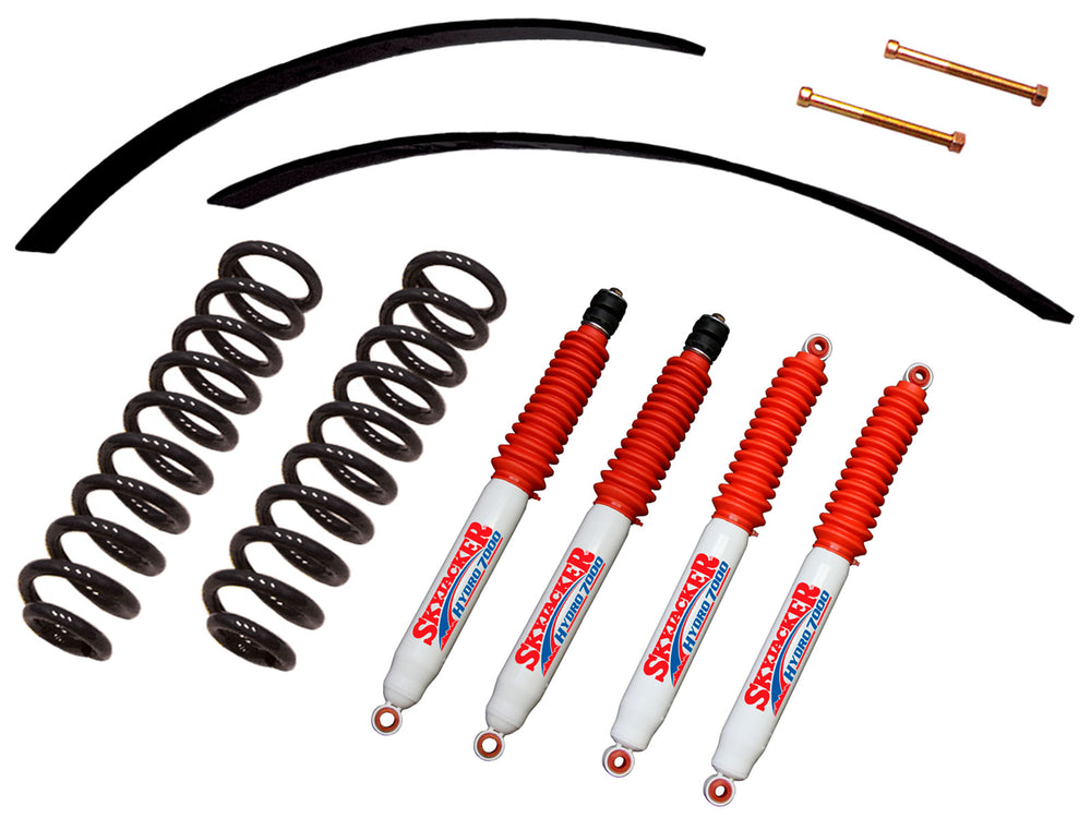 Softride Leaf Spring System Lift Kit 2 Inch Lift 08-16 Ford F-250 Super Duty 08-11 Ford F-350 Super Duty Includes Front Coil Springs/Rear Add-A-Leafs Skyjacker
