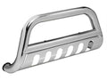 Bull Bar 3 Inch Stainless Steel; 10-18 Jeep Wrangler JK