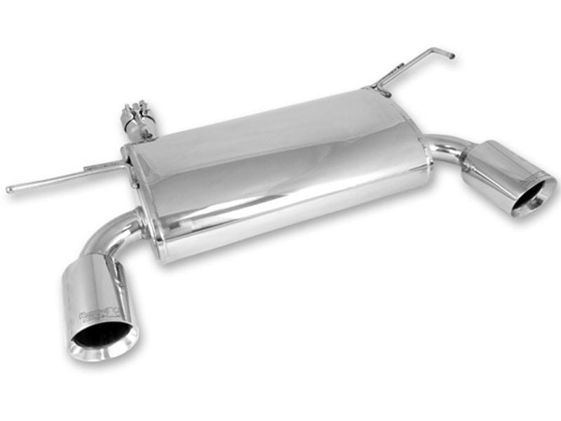 Exhaust System Kit, Axle Back, Stainless Steel; 07-18 Jeep Wrangler JK
