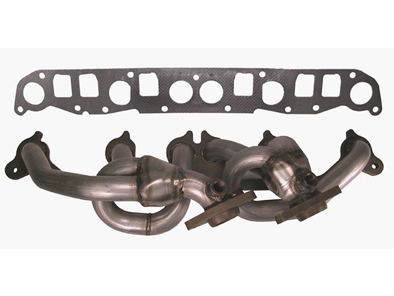 ~(16 lbs. 29X9X7)~ Exhaust Header Stainless Steel 99-06 Jeep XJ ZJ TJ 4.0L