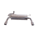 Exhaust System Kit, Axle Back, Stainless Steel; 07-18 Jeep Wrangler JK