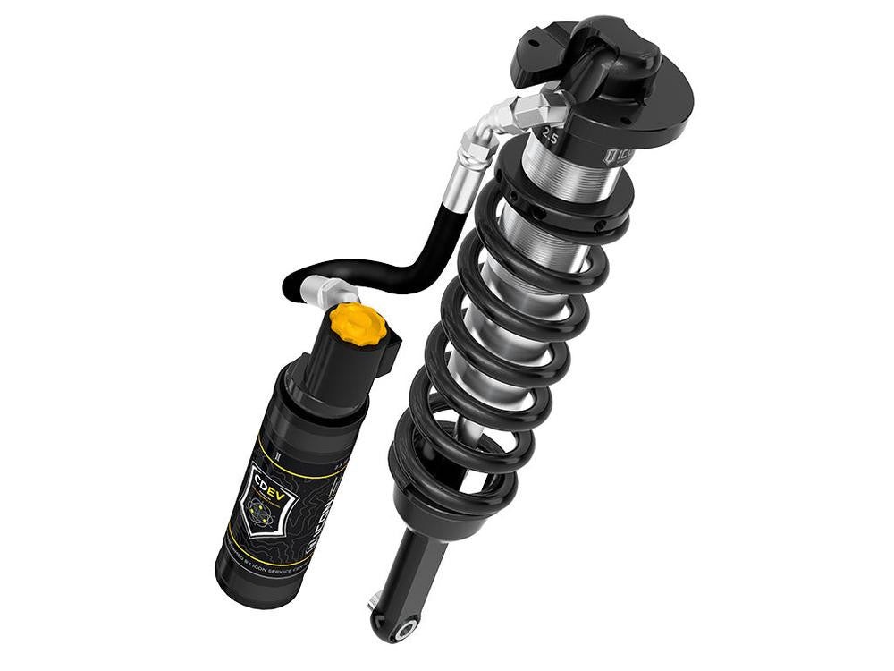2005-2023 Toyota Tacoma 2.5 Vs Extended Travel Remote Reservoir W/ CDEV Coilover Kit 700 Lbs/In Coils Icon Vehicle Dynamics