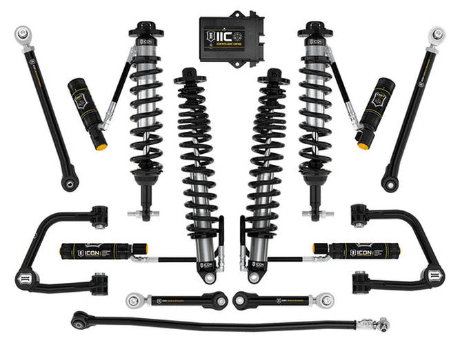 2021-2023 Ford Bronco Sasquatch 2-3 Inch Lift Stage 8 Suspension System Tubular Heavy Rate Rear Spring Icon Vehicle Dynamics