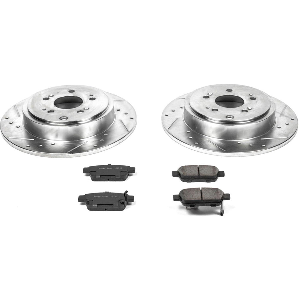 Power Stop 12-14 Honda Ridgeline Front & Rear Z23 Evolution Sport Brake Kit
