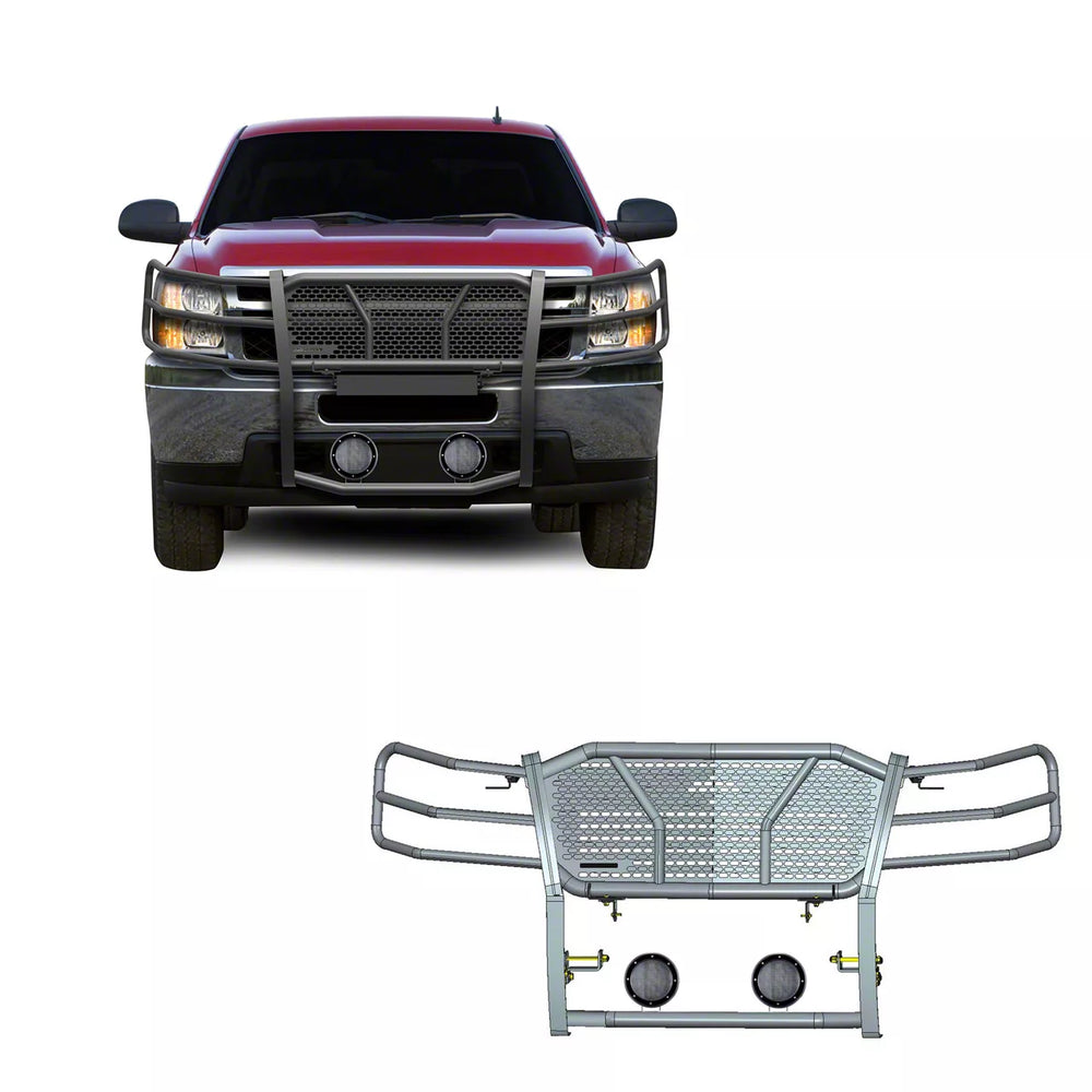 BLK RUGGED HD GRILLE GUARD KIT