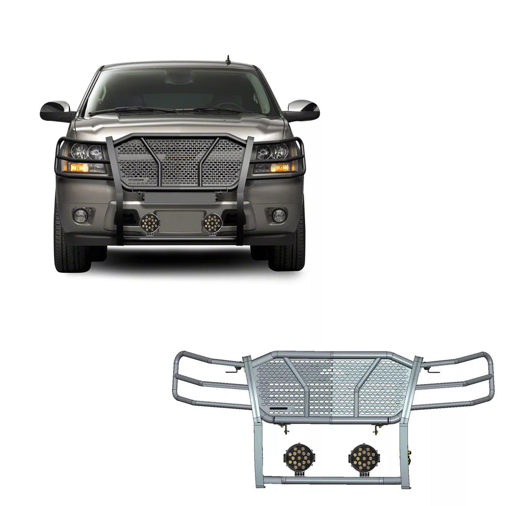 BLK RUGGED HD GRILLE GUARD KIT