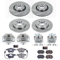 Power Stop 05-09 Audi A4 Front & Rear Autospecialty Kit w/Cals