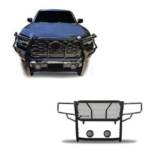 BLK RUGGED HD GRILLE GUARD KIT