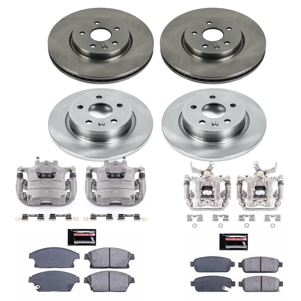 Power Stop 15-16 Chevrolet Trax Front & Rear Autospecialty Brake Kit w/Calipers