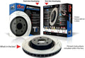 DBA 07-18 Audi Q7 Iron Rotor Front Street Series Slotted Brake Rotor