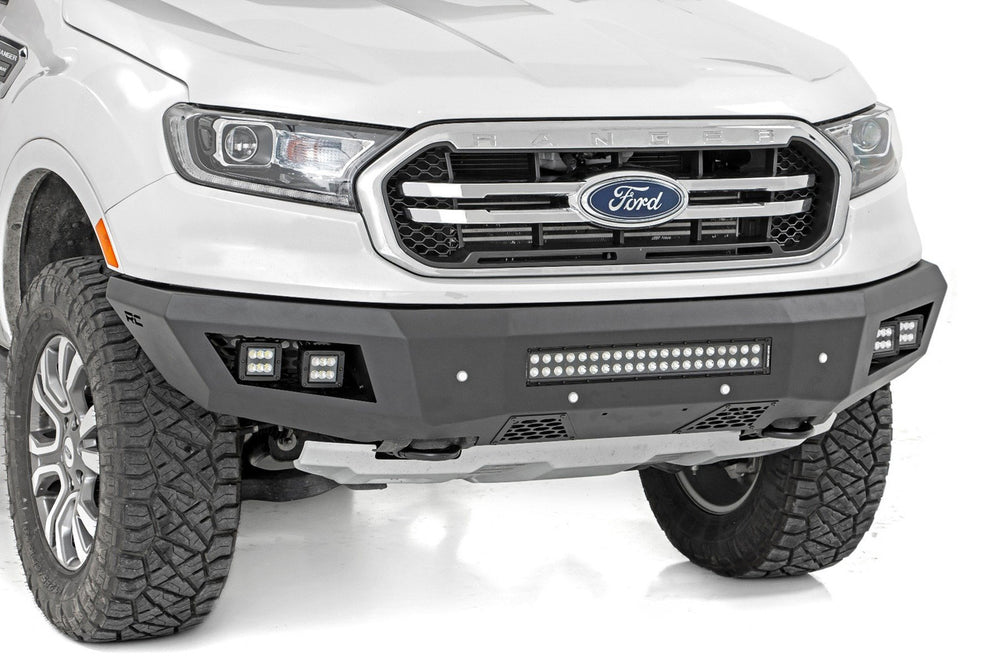 ~(97 lbs. 78X28X12)~ Ford Heavy-Duty Front LED Bumper (19-21 Ranger)