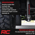 N3 Rear Shocks | 0-2.5" | Jeep Grand Cherokee 2WD/4WD (2011-2023)