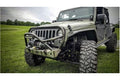 ~(50 lbs. 48X12X12)~ Jeep JK Stubby Front Bumper 07-18 Wrangler JK Bare Steel Motobilt