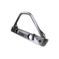 ~(50 lbs. 48X12X8)~ Jeep JK Stubby Front Bumper With Fogs 07-18 Wrangler JK Bare Steel Motobilt